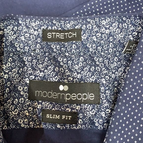 SzL 16-16.5 Modern People Button Down Shirt - Picture 6 of 7
